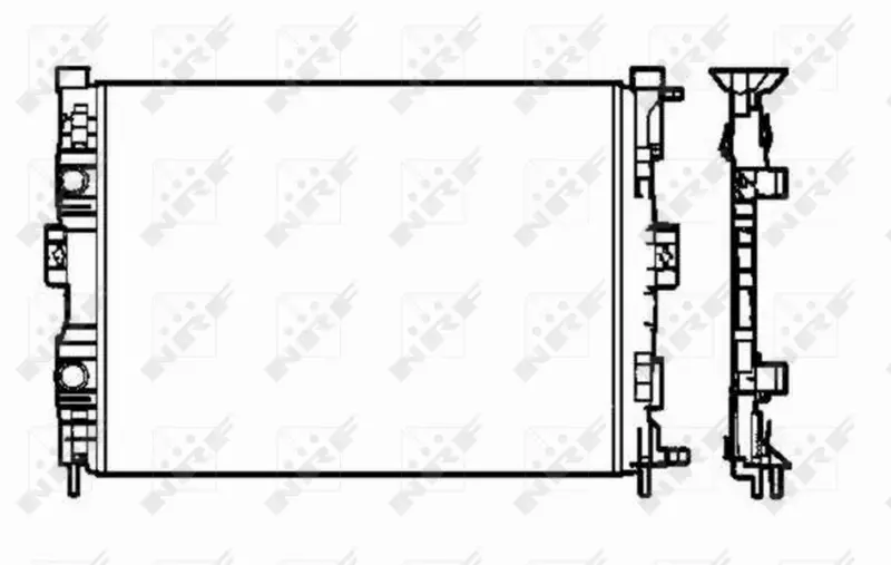 NRF CHŁODNICA WODY 58328 