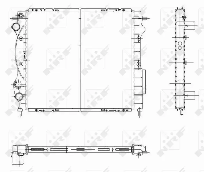 NRF CHŁODNICA SILNIKA 58934 