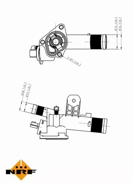 NRF TERMOSTAT 725082 