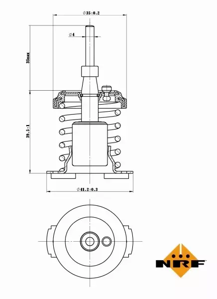 NRF TERMOSTAT 725093 