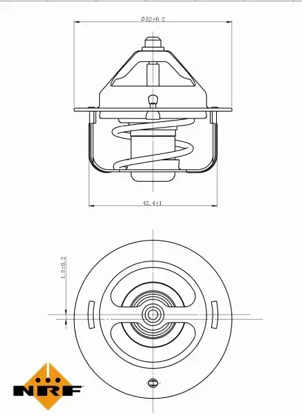 NRF TERMOSTAT 725120 