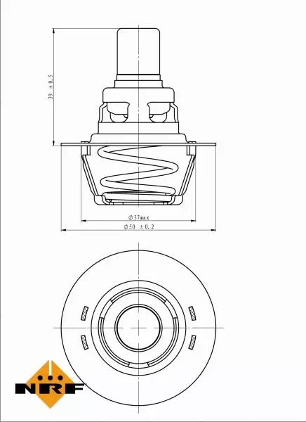 NRF TERMOSTAT 725141 