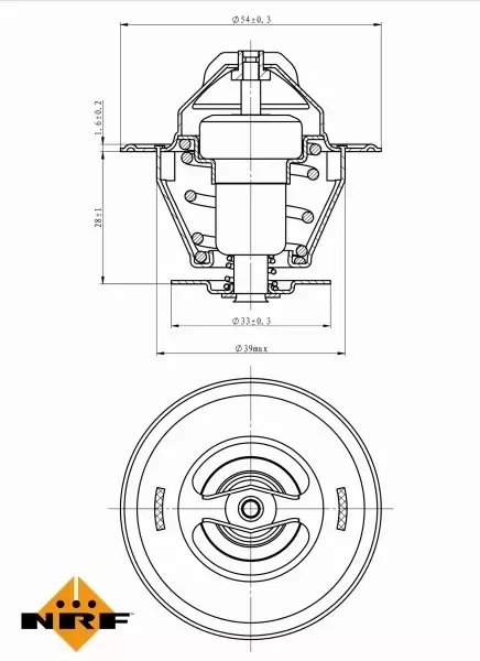 NRF TERMOSTAT 725161 