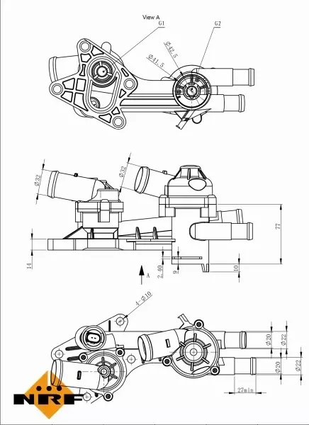 NRF TERMOSTAT 725179 