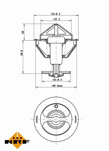 NRF TERMOSTAT 725200 