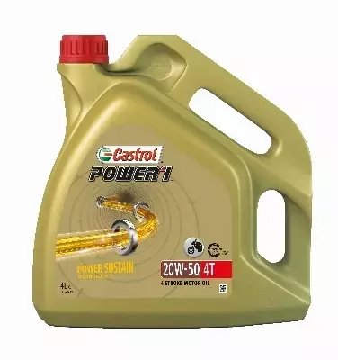 CASTROL POWER 1 4T 20W50 API SJ JASO MA2 4L 