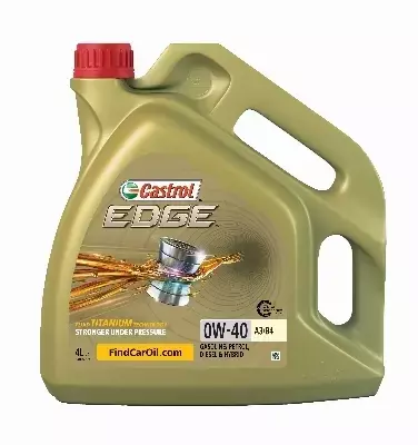 CASTROL EDGE 0W40 A3/B4 TITANIUM FST API SN 4L 