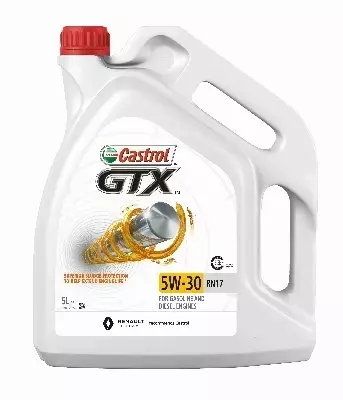 CASTROL GTX 5W30 RN17 RENAULT ACEA C3 5L 