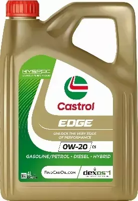 CASTROL OLEJ SILNIKOWY EDGE 0W20 C5 4L 