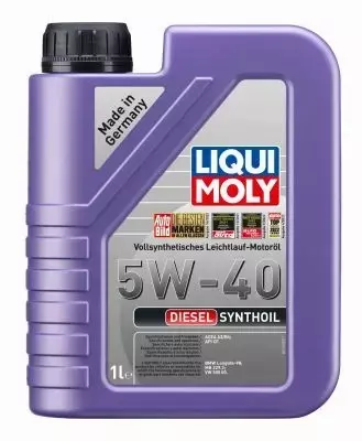 LIQUI MOLY DIESEL SYNTHOIL 5W40 CF ACEA B4 6L 