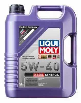 LIQUI MOLY DIESEL SYNTHOIL 5W40 CF ACEA B4 1341 5L 