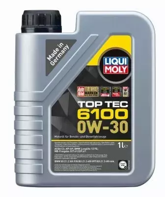 LIQUI MOLY TOP TEC 6100 0W30 C2 BMW LL-12 FE 6L 