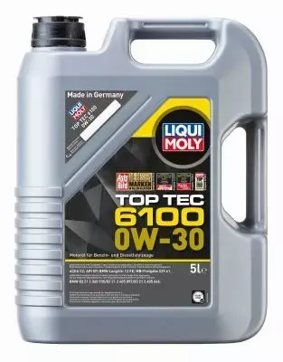 LIQUI MOLY TOP TEC 6100 0W30 C2 BMW LL-12 FE 9L 