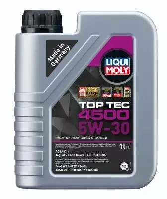 LIQUI MOLY TOP TEC 4500 5W30 C1 FORD 934B 2317 1L 