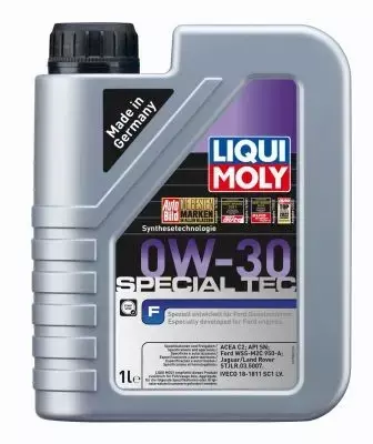 LIQUI MOLY SPECIAL TEC F 0W30 C2 FORD 950A 6L + ZAWIESZKA 