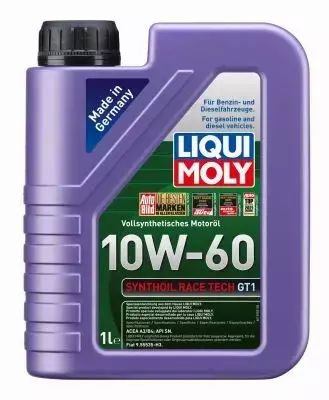 LIQUI MOLY SYNTHOIL RACE TECH GT1 10W60 8908 1L 