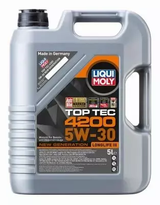 LIQUI MOLY TOP TEC 4200 5W30 LONGLIFE III 7L 