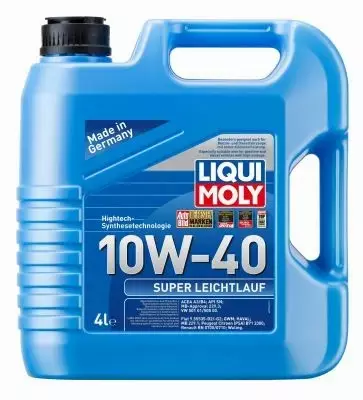 LIQUI MOLY SUPER LEICHTLAUF 10W40 A3/B4 9504 4L 