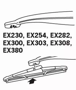 TRICO PIÓRO WYCIERACZKI TYŁ EXACT FIT  EX282 