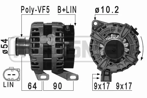 ERA ALTERNATOR 209032A 