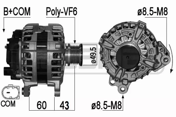 ERA ALTERNATOR 209252 