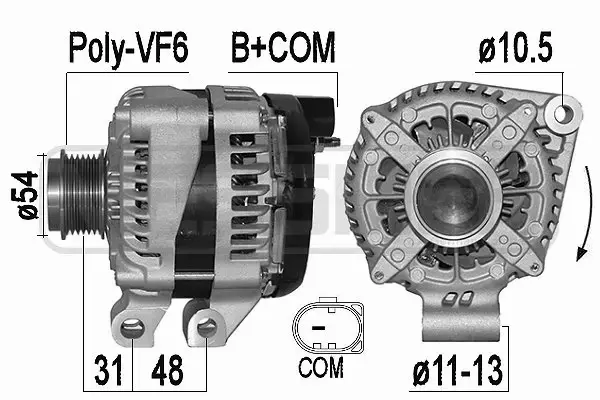 ERA ALTERNATOR 209529A 