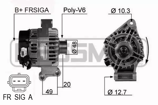 ERA ALTERNATOR 210357A 