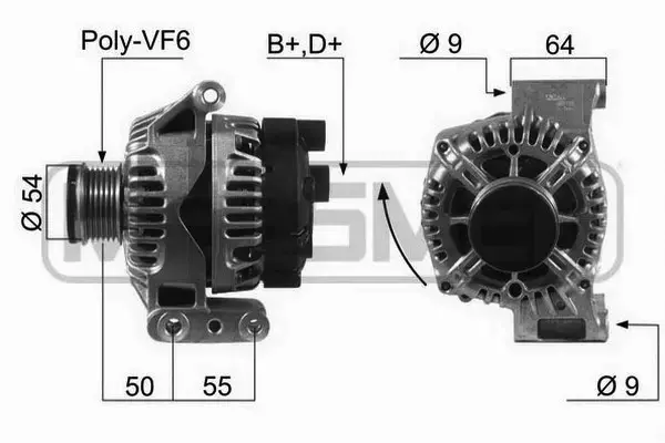 ERA ALTERNATOR 210451A 