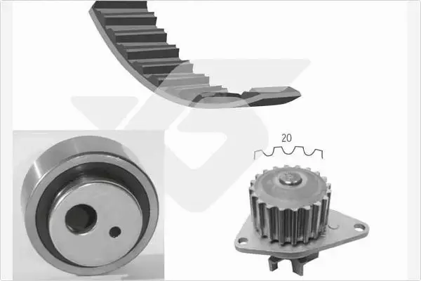 HUTCHINSON ZESTAW ROZRZĄDU KH 02WP05 