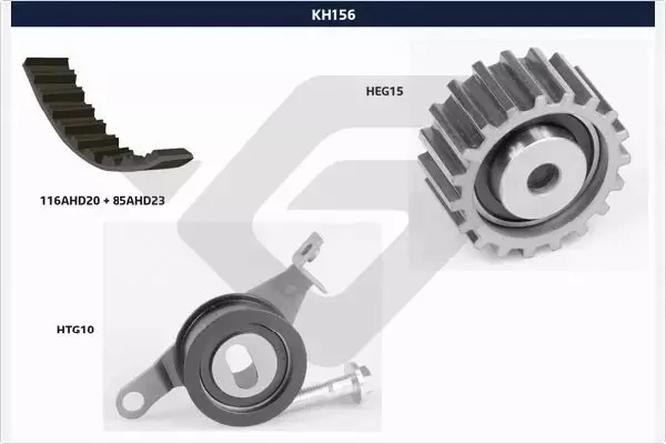 HUTCHINSON ZESTAW ROZRZĄDU KH 156 