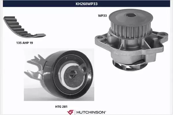 HUTCHINSON ZESTAW ROZRZĄDU KH 268WP33 