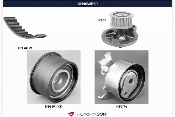 HUTCHINSON ZESTAW ROZRZĄDU KH 96WP50 