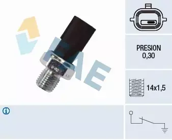 FAE CZUJNIK CIŚNIENIA OLEJU 12703 