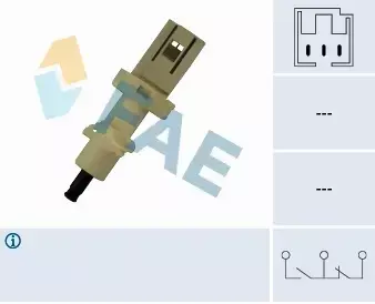 FAE WŁĄCZNIK ŚWIATEŁ STOP 24410 