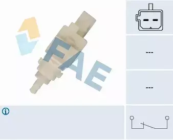 FAE WŁĄCZNIK ŚWIATEŁ STOP 24411 