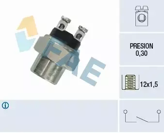 FAE WŁĄCZNIK ŚWIATEŁ STOP 26130 