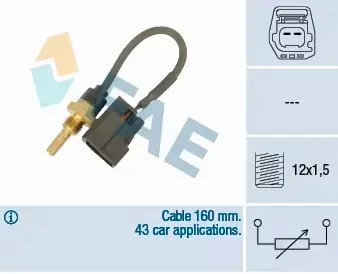 FAE CZUJNIK TEMPERATURY WODY 32425 