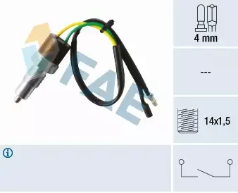 FAE WŁĄCZNIK ŚWIATEŁ COFANIA 40580 