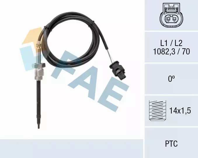 FAE CZUJNIK TEMPERATURY SPALIN 68046 