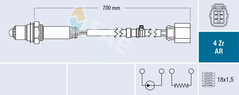 FAE SONDA LAMBDA 75609 