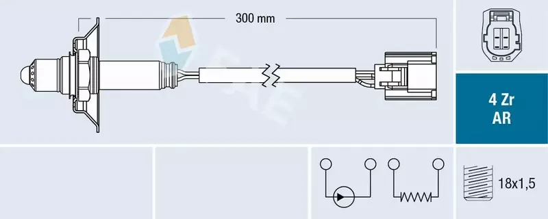 FAE SONDA LAMBDA 75624 