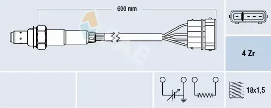 FAE SONDA LAMBDA 77128 