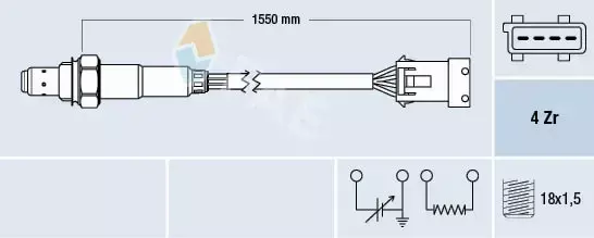 FAE SONDA LAMBDA 77167 