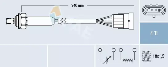 FAE SONDA LAMBDA 77300 