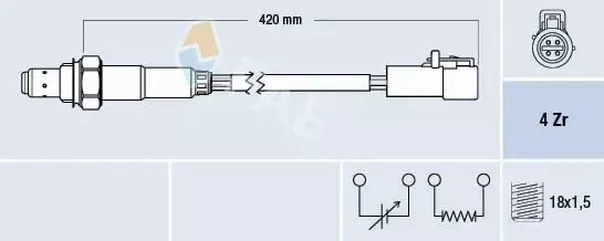 FAE SONDA LAMBDA 77305 