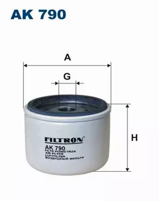 FILTRON FILTR POWIETRZA, TURBOSPRĘŻARKA AK 790 