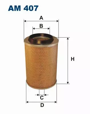 FILTRON FILTR POWIETRZA AM407 MERCEDES 100 2.4 D 
