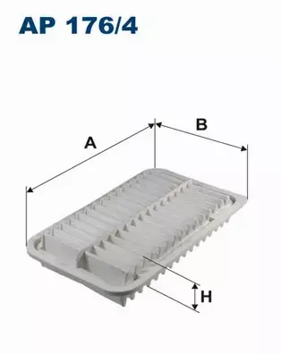 FILTRON FILTR POWIETRZA AP176/4 OPEL AGILA 1.0  