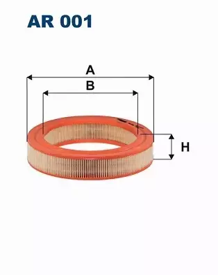 FILTRON FILTR POWIETRZA AUDI 80 (81, 85, B2) 