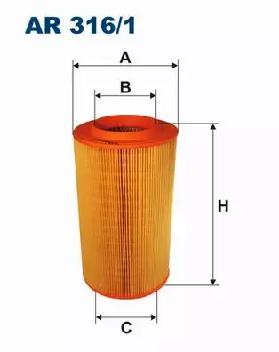 FILTRON FILTR POW. AR316/1 CITROEN FIAT AR 316/1 